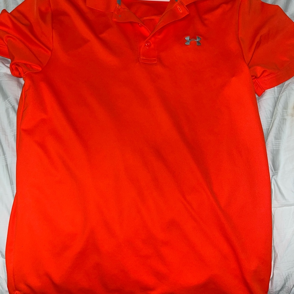 Under Armour Vibrant Orange Polo